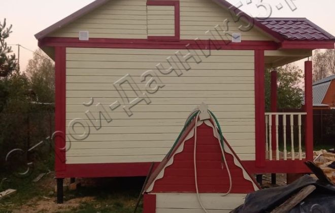 3 Брусовая баня  Б-11, 6х4м, 26 М², Московская область, Ступинский район, СНТ Дубрава-2. (18)